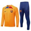 Barcelona Orange Sweatshirts Anzüge Suit 2022-23 Für Herren